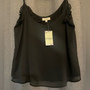 ~*~ ee:some~*~ Black Ruffled Top